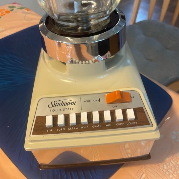 Sunbeam Kitchen Sunbeam Blender Solid State Vintage 70 Watt Poshmark